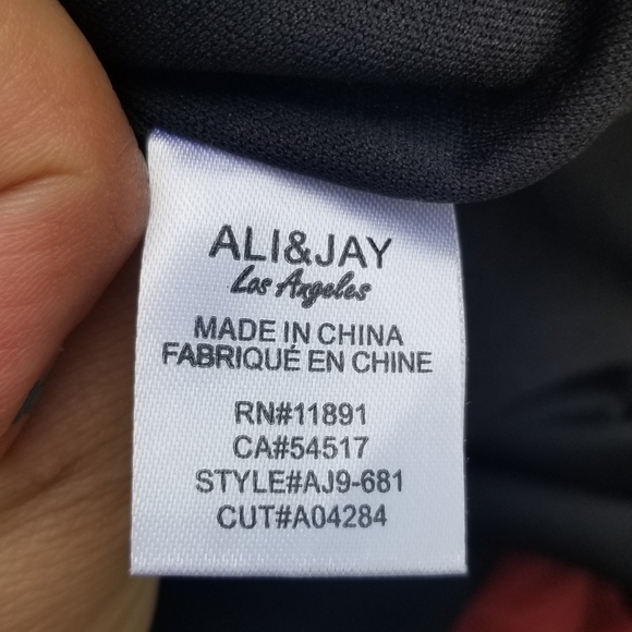 Ali & Jay striped sequin mini dress black gold silver purple medium - Picture 6 of 7